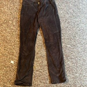 Grey corduroy pants straight leg
